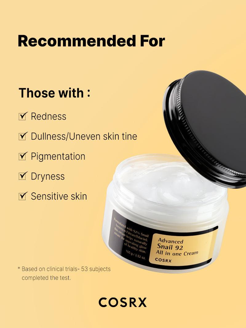 COSRX Advanced Snail 92 All In One Cream recommended page