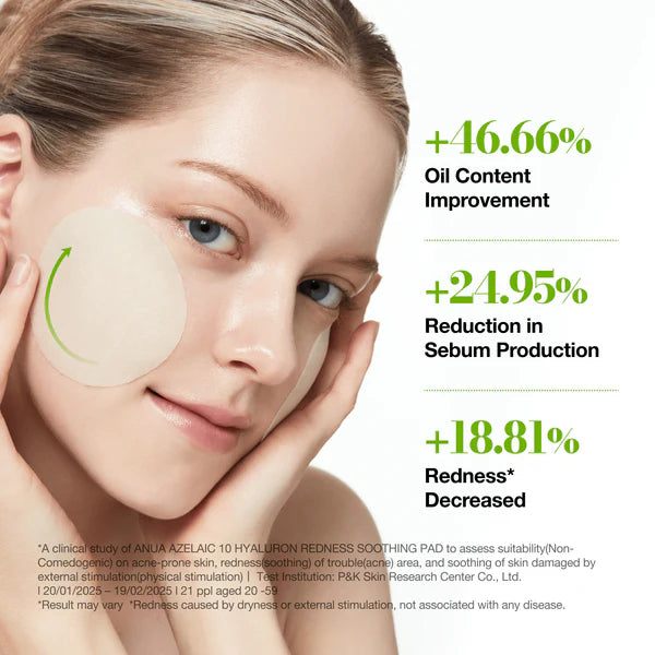 Azelaic Acid 10 Hyaluron Redness Soothing Pad