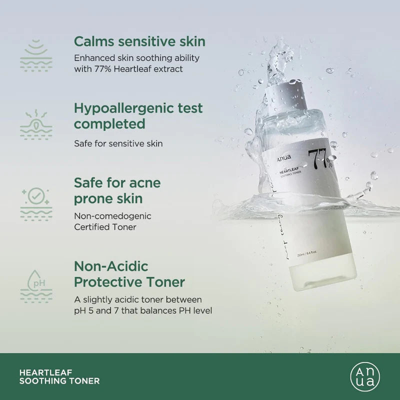 Anua Toner Heartleaf 77% Soothing Toner
