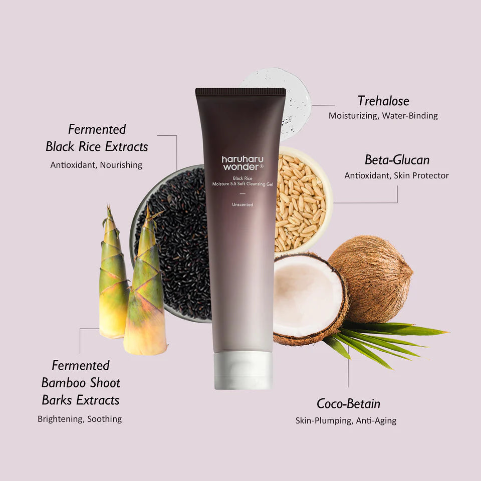 Black Rice Moisture 5.5 Soft Cleansing Gel